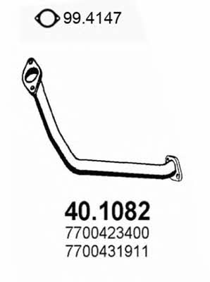 Asso 40.1082 Вихлопна труба 401082: Купити в Україні - Добра ціна на EXIST.UA!