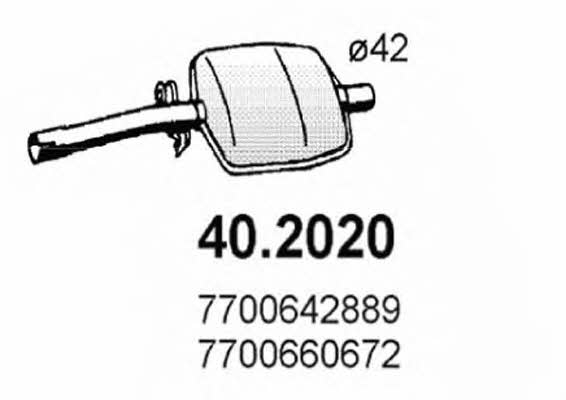 Asso 40.2020 Резонатор 402020: Купити в Україні - Добра ціна на EXIST.UA!