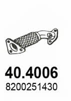Asso 40.4006 Вихлопна труба 404006: Купити в Україні - Добра ціна на EXIST.UA!