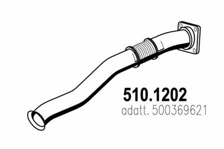 Asso 510.1202 Вихлопна труба 5101202: Купити в Україні - Добра ціна на EXIST.UA!
