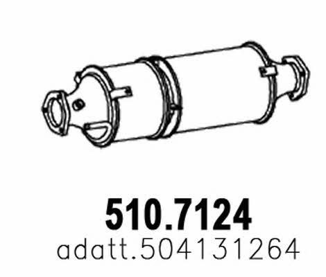Asso 510.7124 Каталізатор 5107124: Купити в Україні - Добра ціна на EXIST.UA!