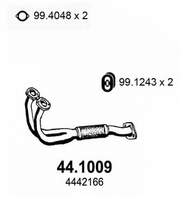 Asso 44.1009 Вихлопна труба 441009: Купити в Україні - Добра ціна на EXIST.UA!