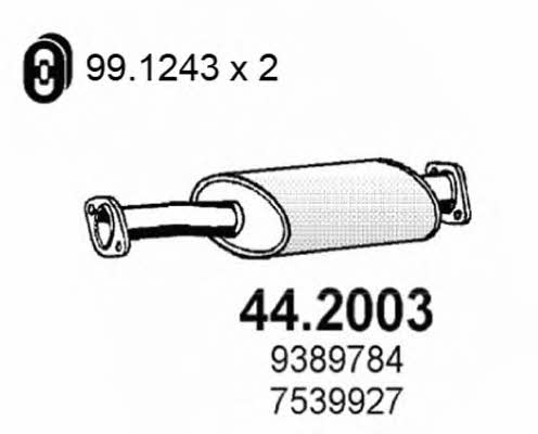 Asso 44.2003 Резонатор 442003: Купити в Україні - Добра ціна на EXIST.UA!
