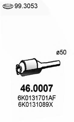 Asso 46.0007 Каталізатор 460007: Купити в Україні - Добра ціна на EXIST.UA!