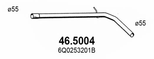 Asso 46.5004 Вихлопна труба 465004: Купити в Україні - Добра ціна на EXIST.UA!
