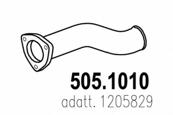Asso 505.1010 Вихлопна труба 5051010: Купити в Україні - Добра ціна на EXIST.UA!