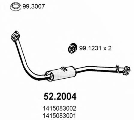 Asso 52.2004 Резонатор 522004: Купити в Україні - Добра ціна на EXIST.UA!