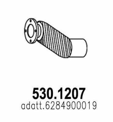 Asso 530.1207 Вихлопна труба 5301207: Купити в Україні - Добра ціна на EXIST.UA!