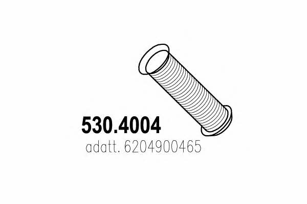 Asso 530.4004 Труба гофрована 5304004: Купити в Україні - Добра ціна на EXIST.UA!