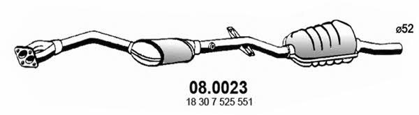 Каталізатор BMW 3 series (БМВ 3 Серії): 080023 Asso Каталізатор