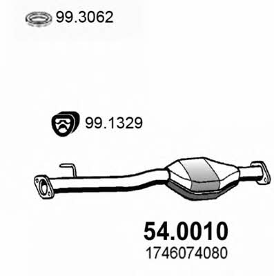Asso 54.0010 Каталізатор 540010: Купити в Україні - Добра ціна на EXIST.UA!
