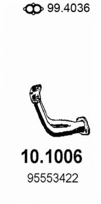 10.1006 Вихлопна труба 101006: Купити в Україні - Добра ціна на EXIST.UA!
