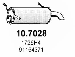  10.7028 Глушник, задня частина 107028: Купити в Україні - Добра ціна на EXIST.UA!