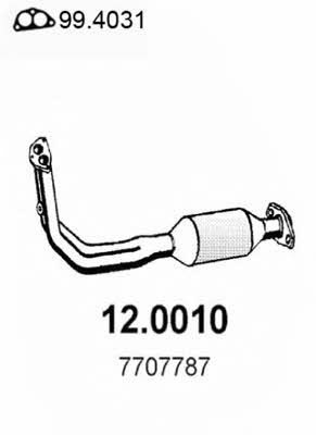 Asso 12.0010 Каталізатор 120010: Купити в Україні - Добра ціна на EXIST.UA!