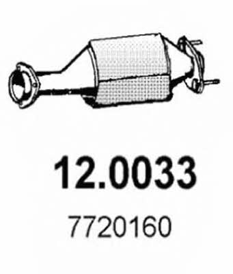Asso 12.0033 Каталізатор 120033: Купити в Україні - Добра ціна на EXIST.UA!