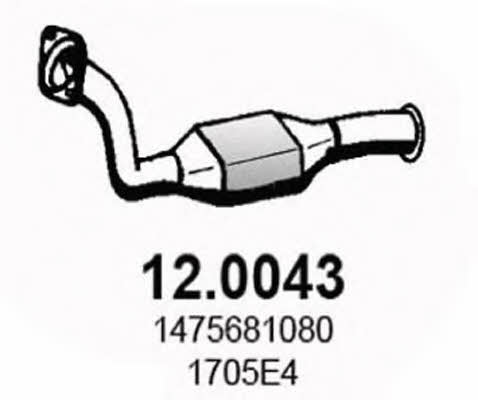 Asso 12.0043 Каталізатор 120043: Купити в Україні - Добра ціна на EXIST.UA!
