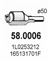 Asso 58.0006 Каталізатор 580006: Купити в Україні - Добра ціна на EXIST.UA!