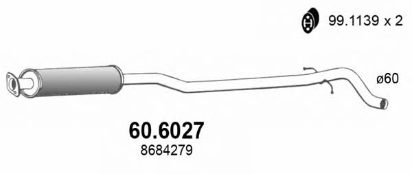  60.6027 Глушник, середня частина 606027: Купити в Україні - Добра ціна на EXIST.UA!