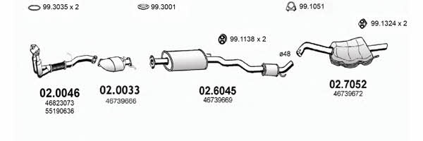  ART3130 Система випуску відпрацьованих газів ART3130: Купити в Україні - Добра ціна на EXIST.UA!