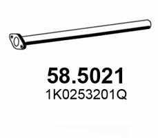 Asso 58.5021 Вихлопна труба 585021: Купити в Україні - Добра ціна на EXIST.UA!