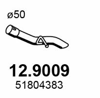 Asso 12.9009 Вихлопна труба 129009: Приваблива ціна - Купити в Україні на EXIST.UA!