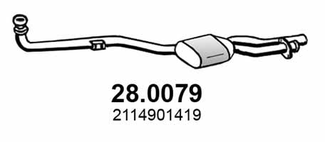 Asso 28.0079 Каталізатор 280079: Купити в Україні - Добра ціна на EXIST.UA!
