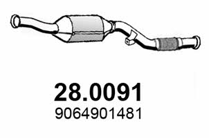 Asso 28.0091 Каталізатор 280091: Купити в Україні - Добра ціна на EXIST.UA!