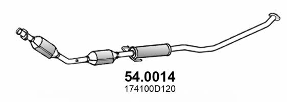 Asso 54.0014 Каталізатор 540014: Купити в Україні - Добра ціна на EXIST.UA!