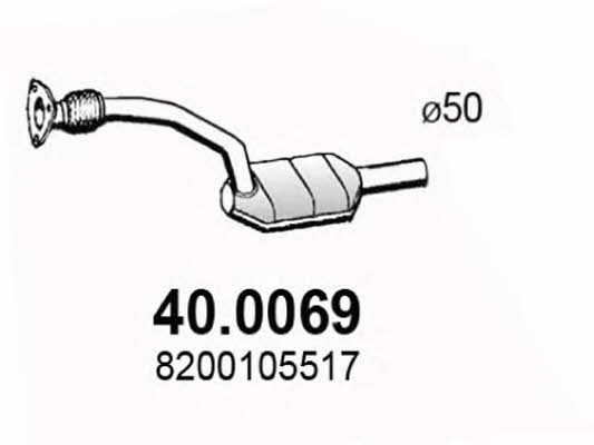 Asso 40.0069 Каталізатор 400069: Купити в Україні - Добра ціна на EXIST.UA!