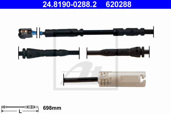 24819002882 Ate Датчик износа тормозных колодок