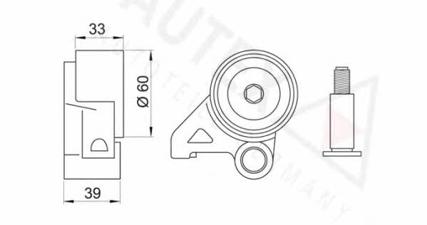 Autex 641563 Ролик ременя ГРМ 641563: Купити в Україні - Добра ціна на EXIST.UA!