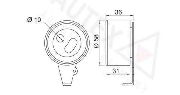 Autex 641750 Ролик ременя ГРМ 641750: Купити в Україні - Добра ціна на EXIST.UA!