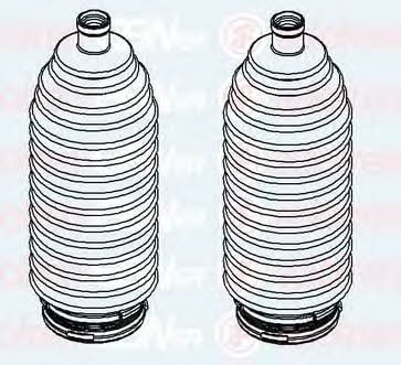 D9213C Autofren Пыльники рулевых тяг, комплект