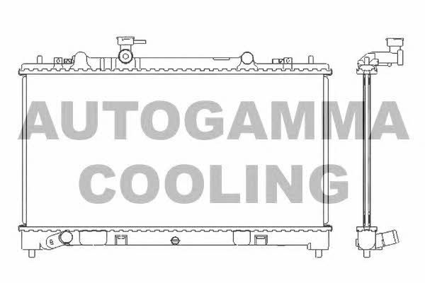 Autogamma 105990 Радіатор охолодження двигуна 105990: Купити в Україні - Добра ціна на EXIST.UA!
