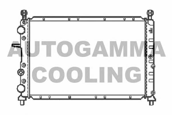 Autogamma 100017 Радіатор охолодження двигуна 100017: Купити в Україні - Добра ціна на EXIST.UA!