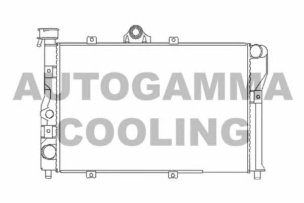 Autogamma 100024 Радіатор охолодження двигуна 100024: Купити в Україні - Добра ціна на EXIST.UA!