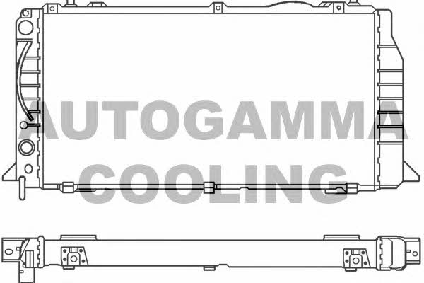 Autogamma 100048 Радіатор охолодження двигуна 100048: Купити в Україні - Добра ціна на EXIST.UA!