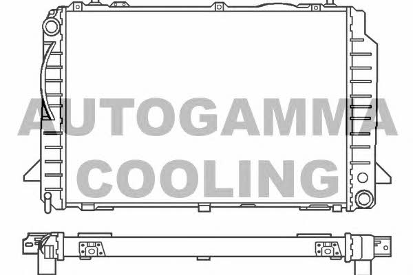 Autogamma 100050 Радіатор охолодження двигуна 100050: Купити в Україні - Добра ціна на EXIST.UA!
