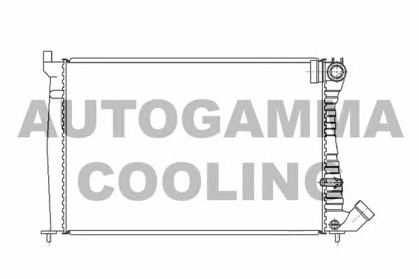 Autogamma 100205 Радіатор охолодження двигуна 100205: Купити в Україні - Добра ціна на EXIST.UA!