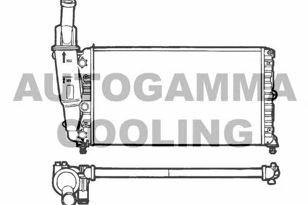 Autogamma 100292 Радіатор охолодження двигуна 100292: Купити в Україні - Добра ціна на EXIST.UA!