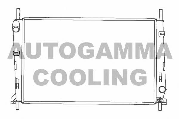 Autogamma 100370 Радіатор охолодження двигуна 100370: Купити в Україні - Добра ціна на EXIST.UA!