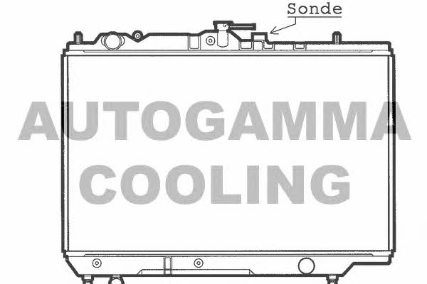 Autogamma 100487 Радіатор охолодження двигуна 100487: Купити в Україні - Добра ціна на EXIST.UA!