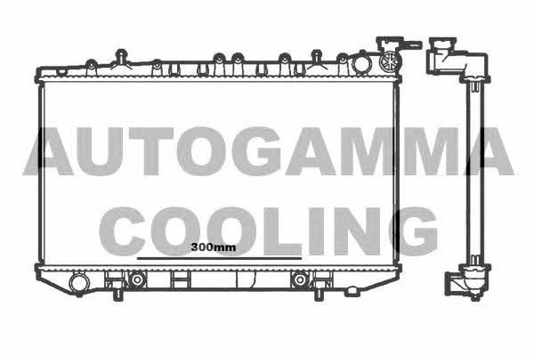 Autogamma 100632 Радіатор охолодження двигуна 100632: Купити в Україні - Добра ціна на EXIST.UA!