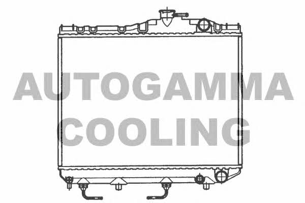 Autogamma 101035 Радіатор охолодження двигуна 101035: Купити в Україні - Добра ціна на EXIST.UA!