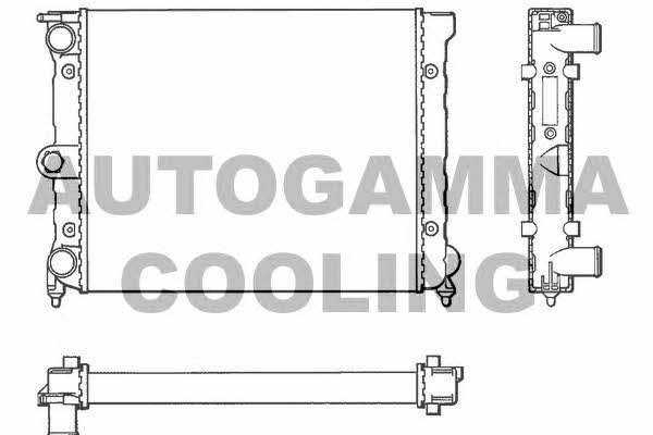Autogamma 101041 Радіатор охолодження двигуна 101041: Купити в Україні - Добра ціна на EXIST.UA!