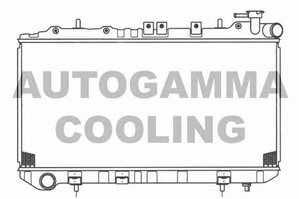 Autogamma 100650 Радіатор охолодження двигуна 100650: Купити в Україні - Добра ціна на EXIST.UA!