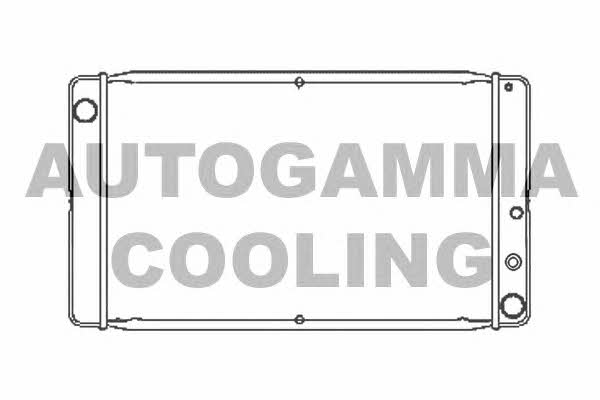 Autogamma 101103 Радіатор охолодження двигуна 101103: Купити в Україні - Добра ціна на EXIST.UA!