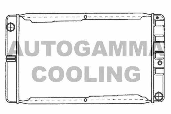 Autogamma 101104 Радіатор охолодження двигуна 101104: Купити в Україні - Добра ціна на EXIST.UA!