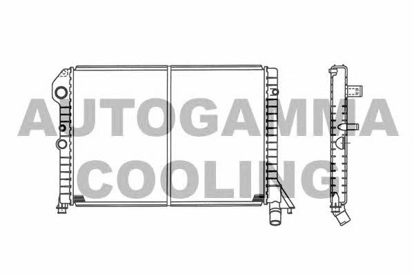Autogamma 101107 Радіатор охолодження двигуна 101107: Купити в Україні - Добра ціна на EXIST.UA!