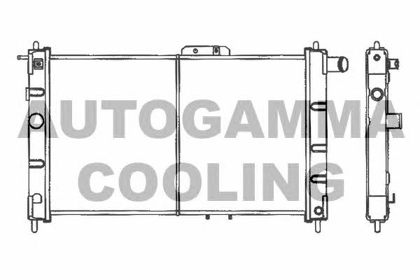 Autogamma 101159 Радіатор охолодження двигуна 101159: Купити в Україні - Добра ціна на EXIST.UA!